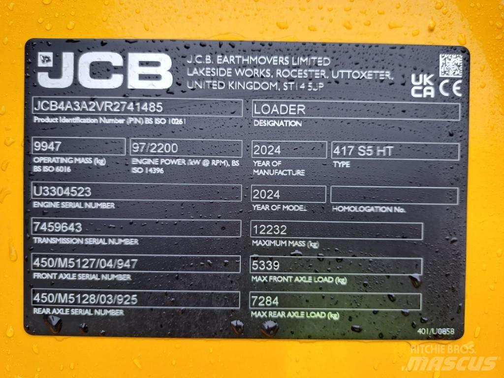 JCB 417 HT لوادر بعجل