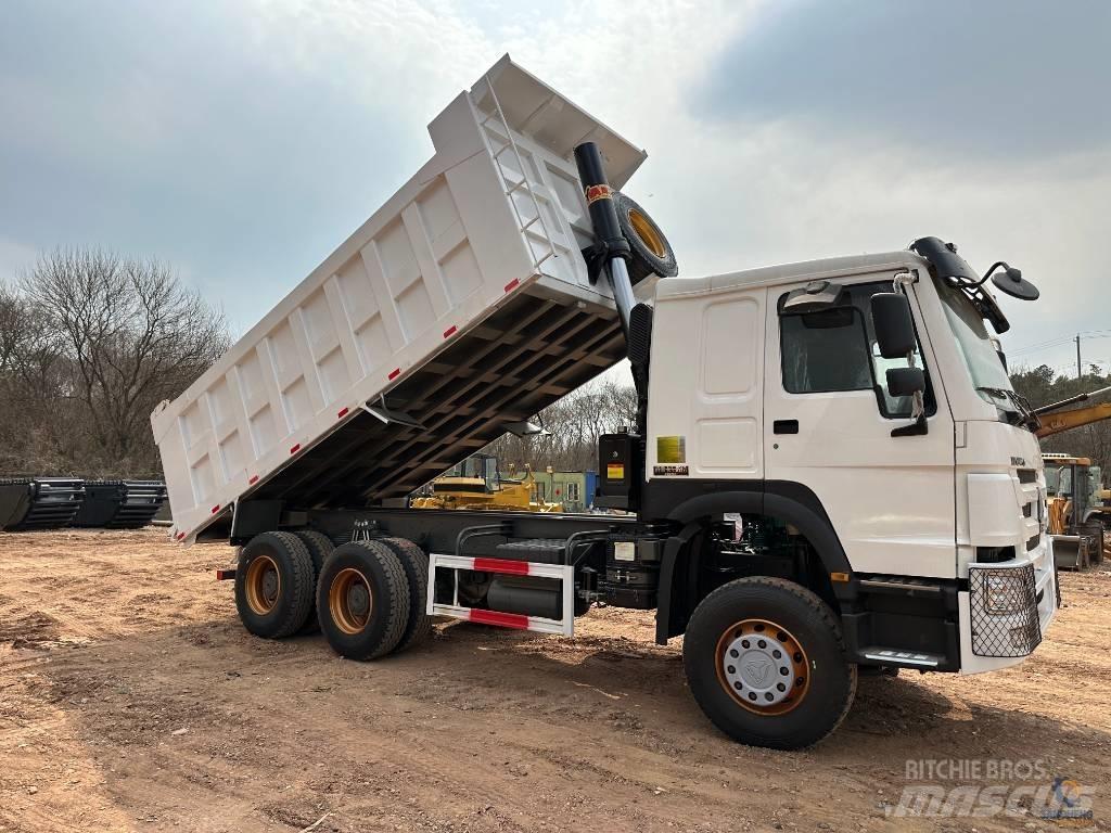 Howo 6*4 371hp شاحنات قلابة