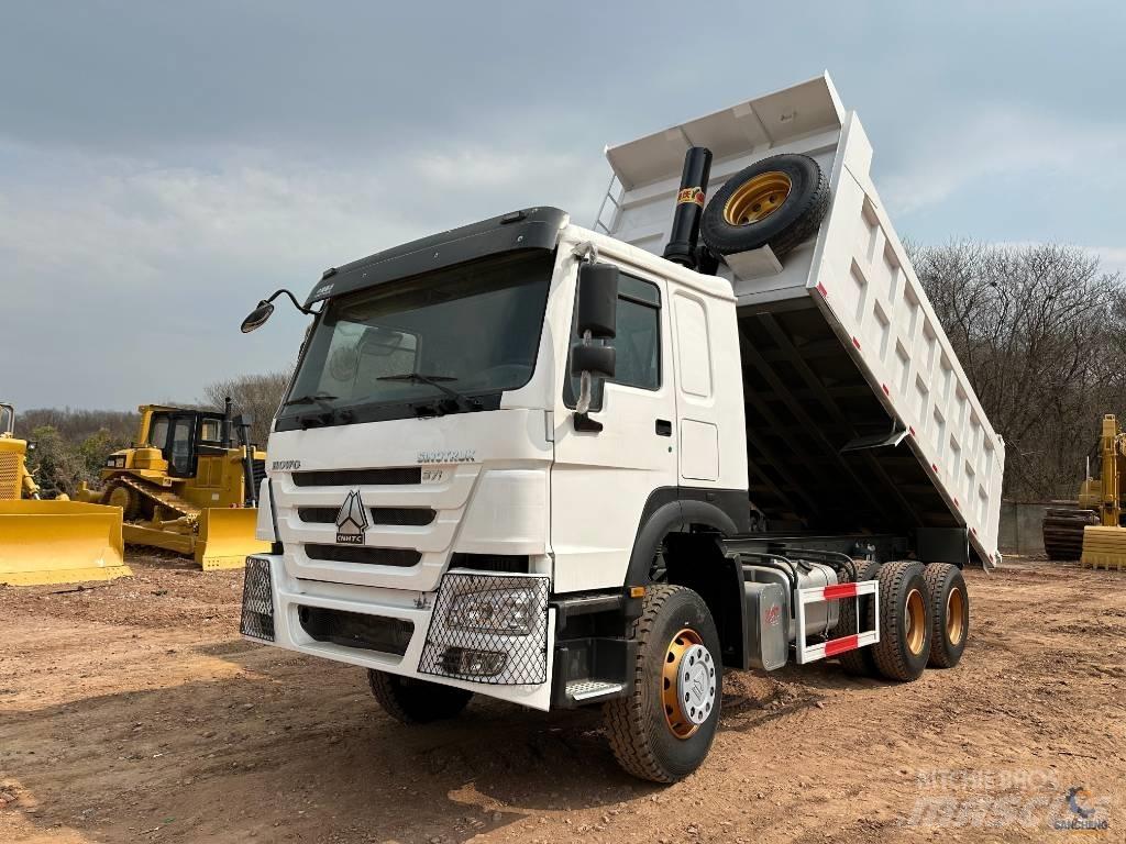 Howo 6*4 371hp شاحنات قلابة