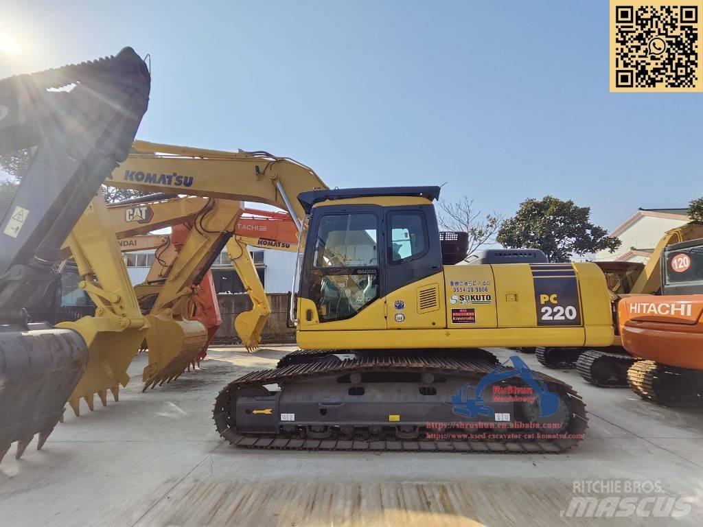 Komatsu PC 220-7 حفارات زحافة