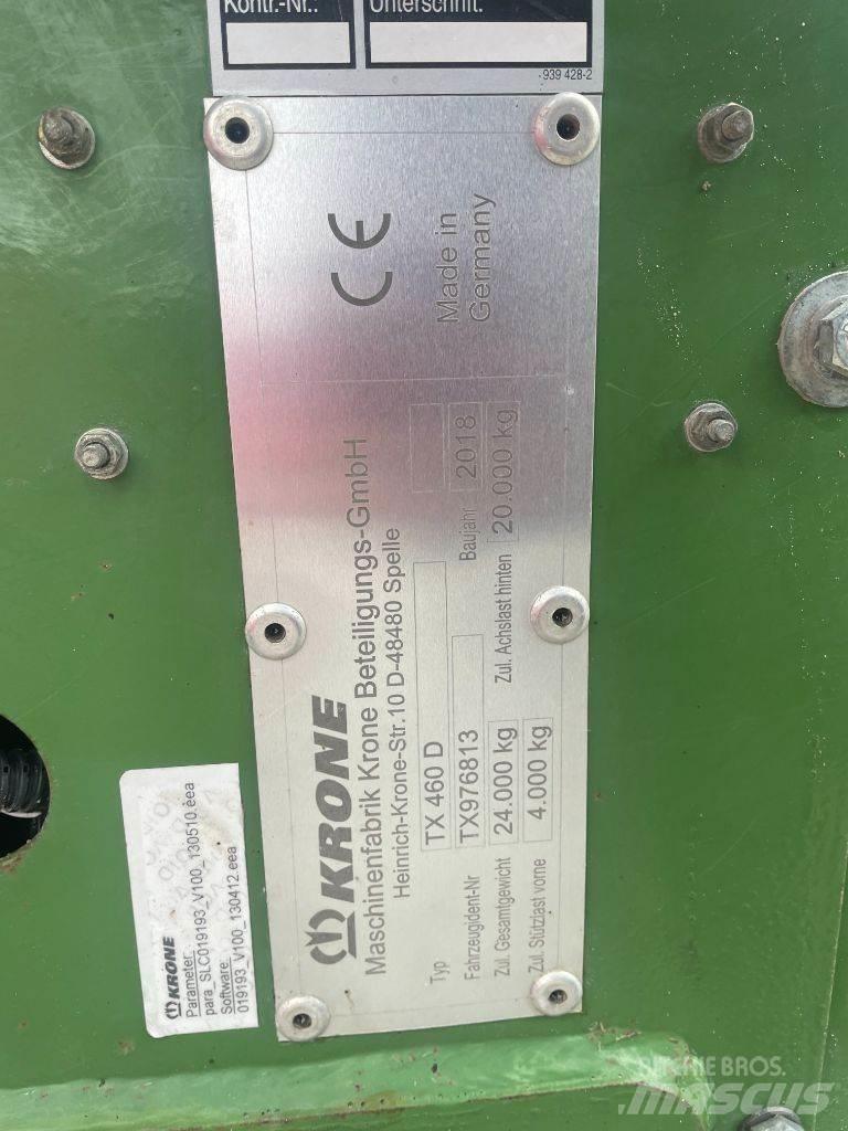 Krone TX 460 D مقطورات أخرى