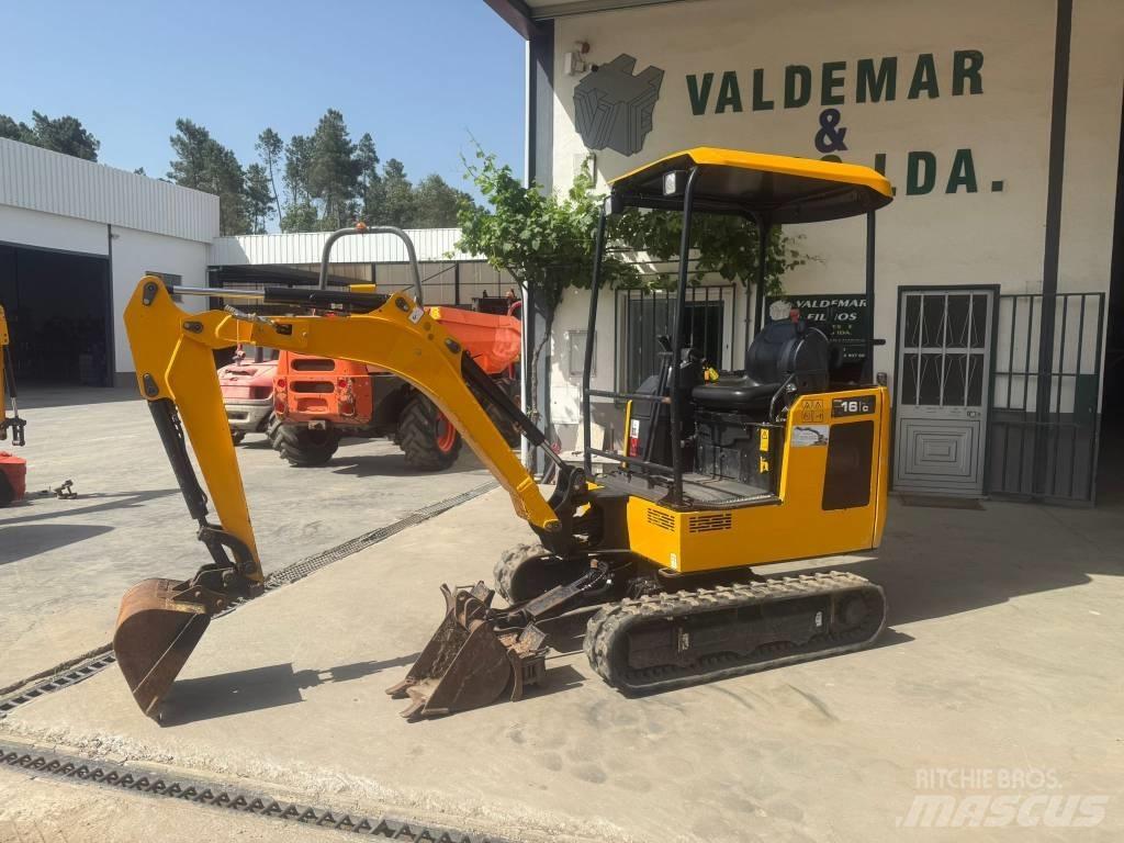 JCB 16 C-1, 740h حفارات صغيرة أقل من 7 طن (حفارات صغيرة)