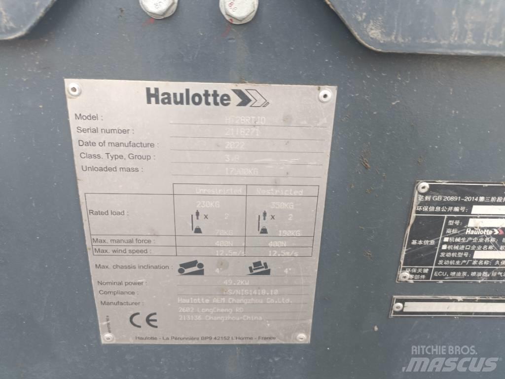 Haulotte HT28RTJO رافعات سلة تلسكوبية