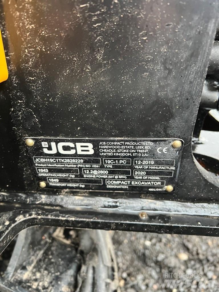 JCB 19 C-1 حفارات صغيرة أقل من 7 طن (حفارات صغيرة)