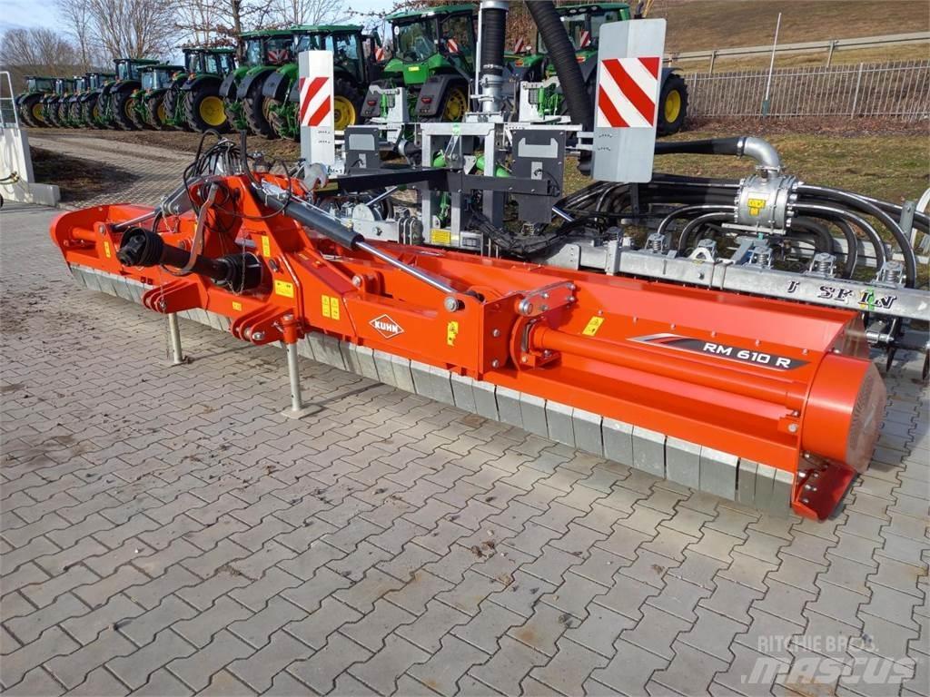 Kuhn RM 610 R جزازات وأغطية المراعي