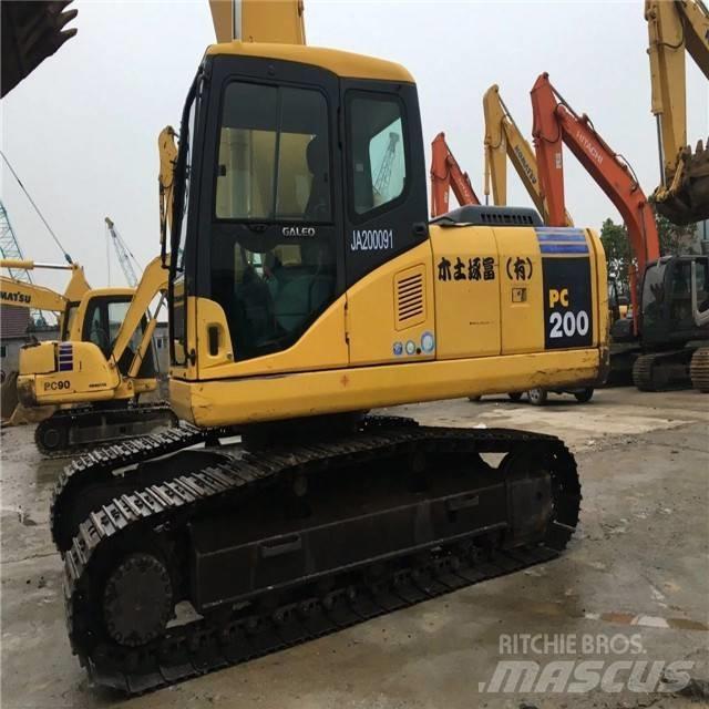 Komatsu pc200-7 حفارات زحافة