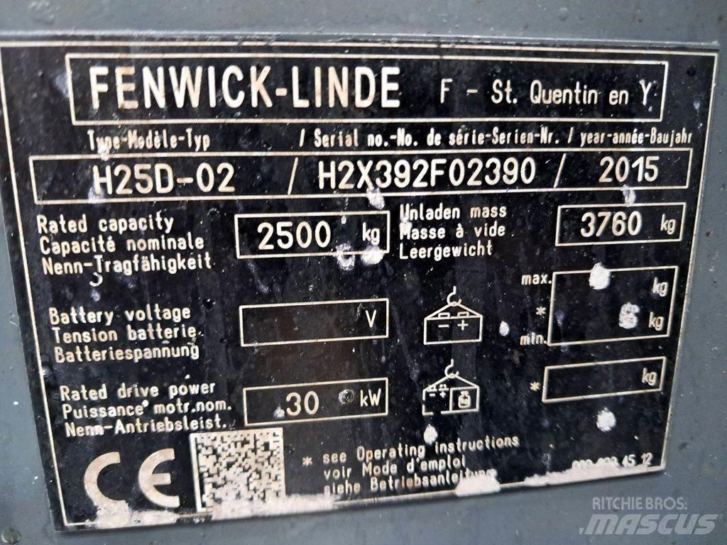 Linde H25D-02 شاحنات الديزل