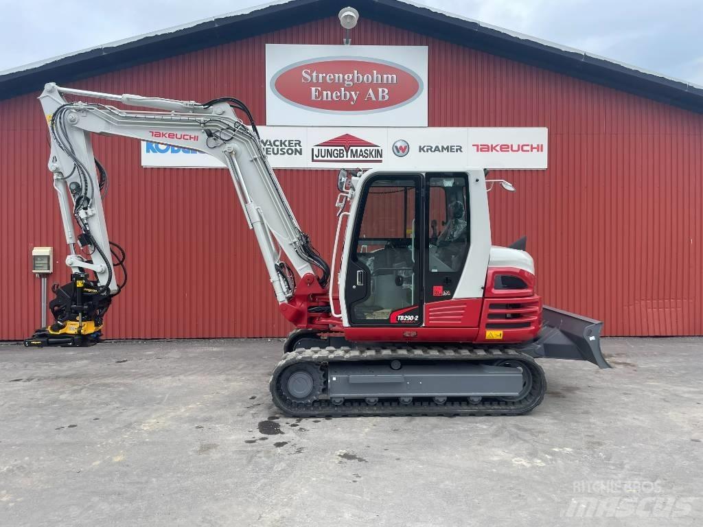 Takeuchi TB 290 حفارات وسط 7 طن - 12 طن