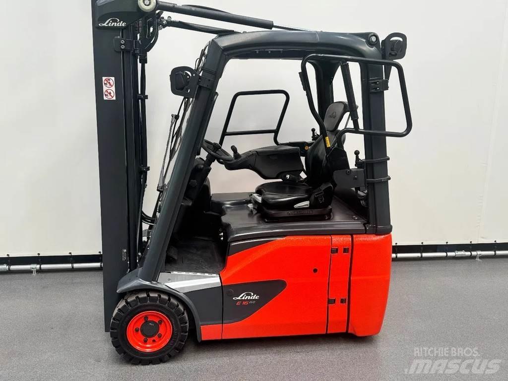 Linde 386 E 16-02 شاحنات ذات رافعات شوكية تعمل بالكهرباء