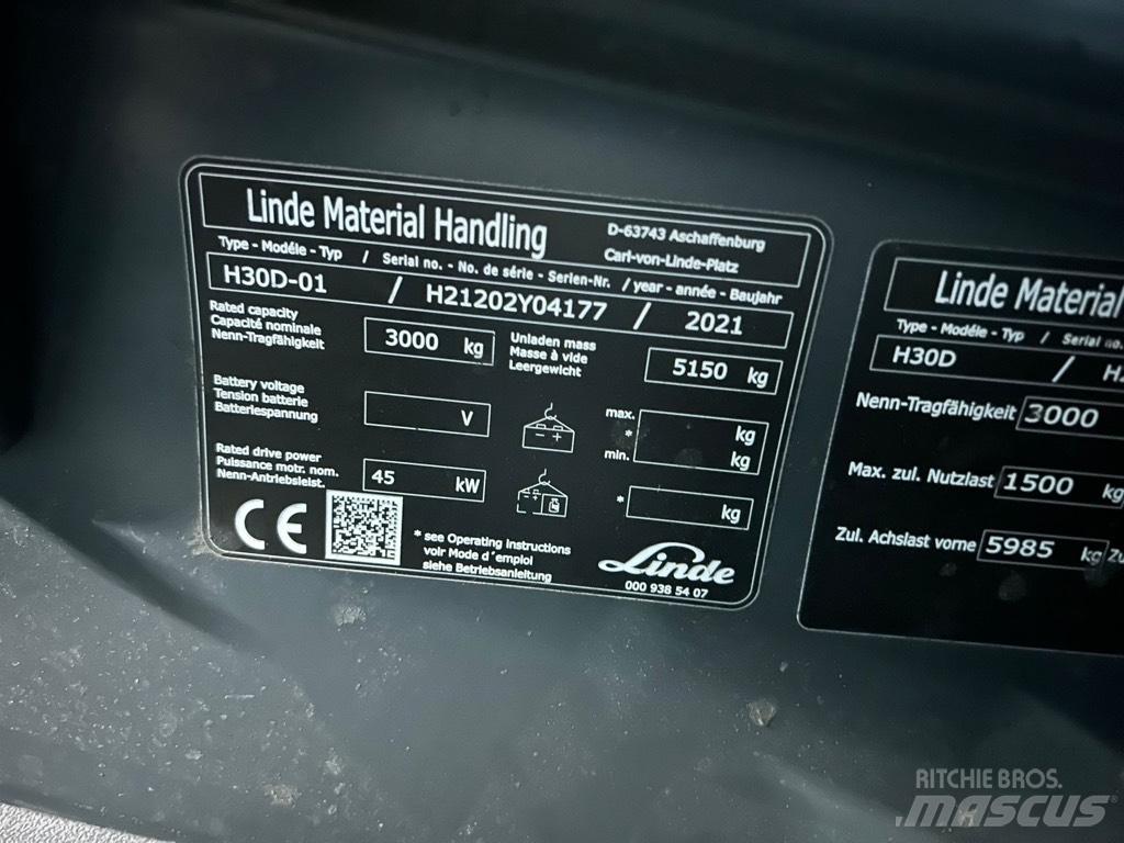 Linde H30D/1202 شاحنات الديزل