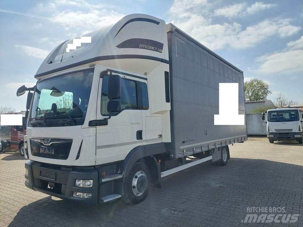 MAN TGL 8.220 شاحنات بغطاء جانبي