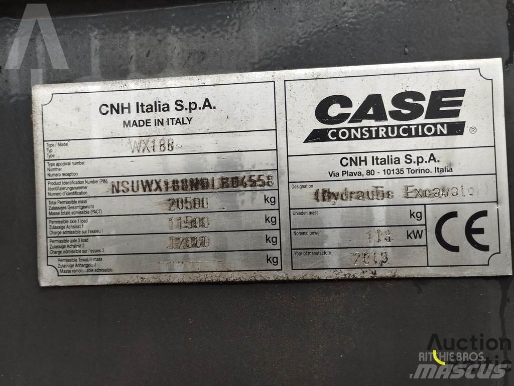 CASE WX 188 حفارات بعجل