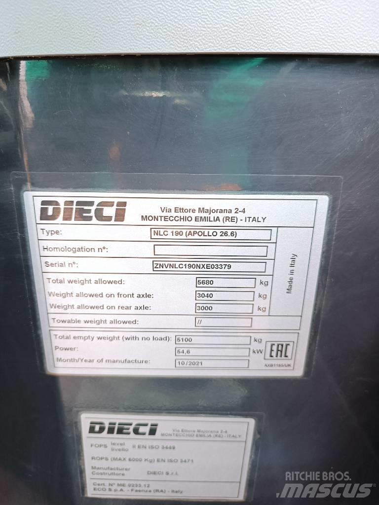 Dieci Apollo 26.6 مناولات متداخلة