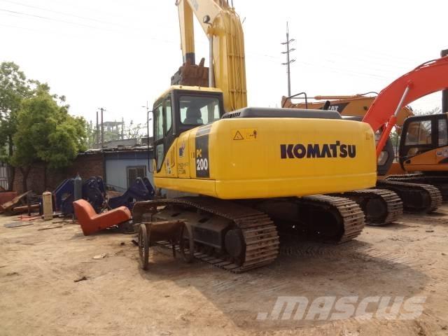 Komatsu pc200-7 حفارات زحافة