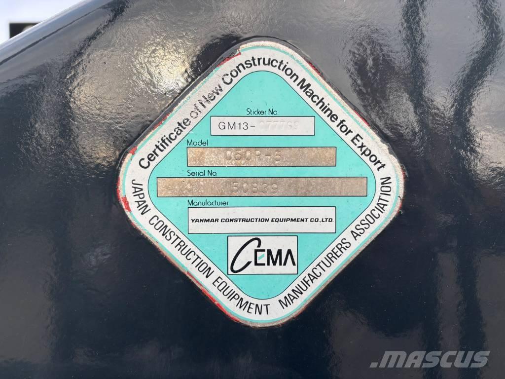 Yanmar C 50 R-5 عربات نقل قلابة مجنزرة