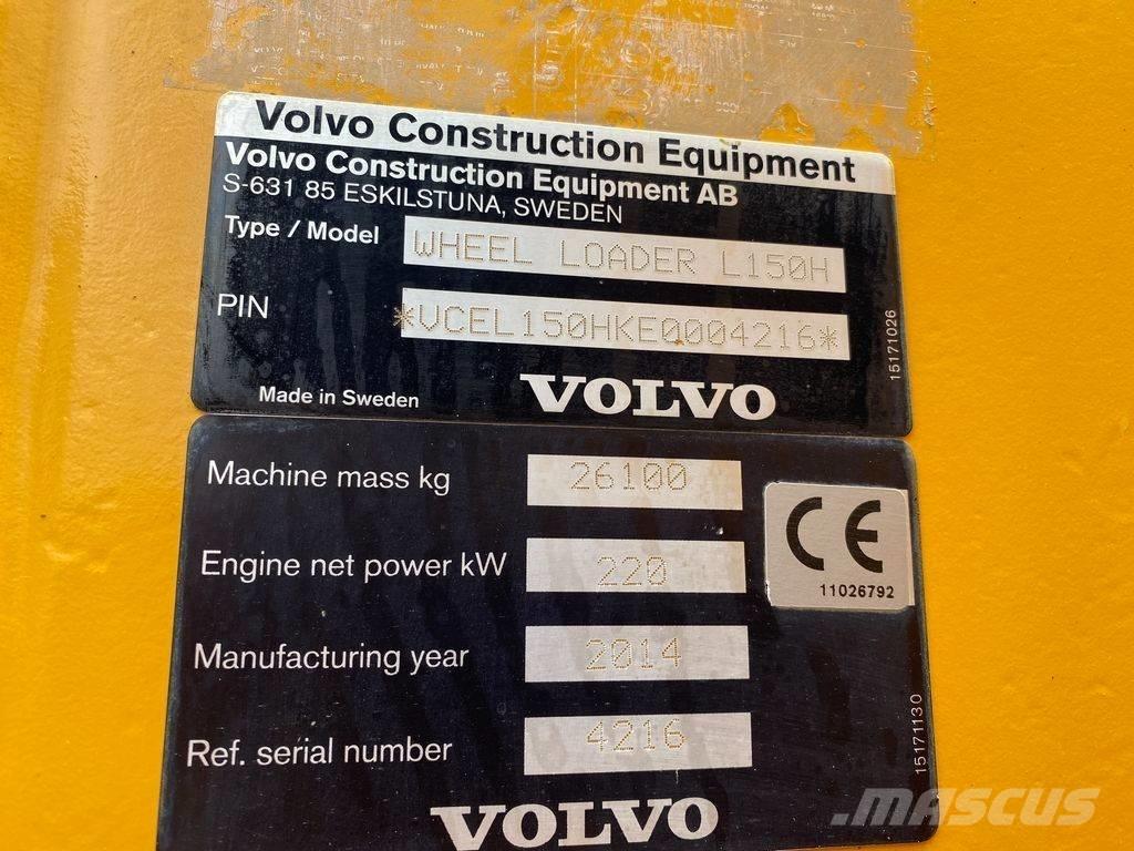 Volvo L 150 H لوادر بعجل