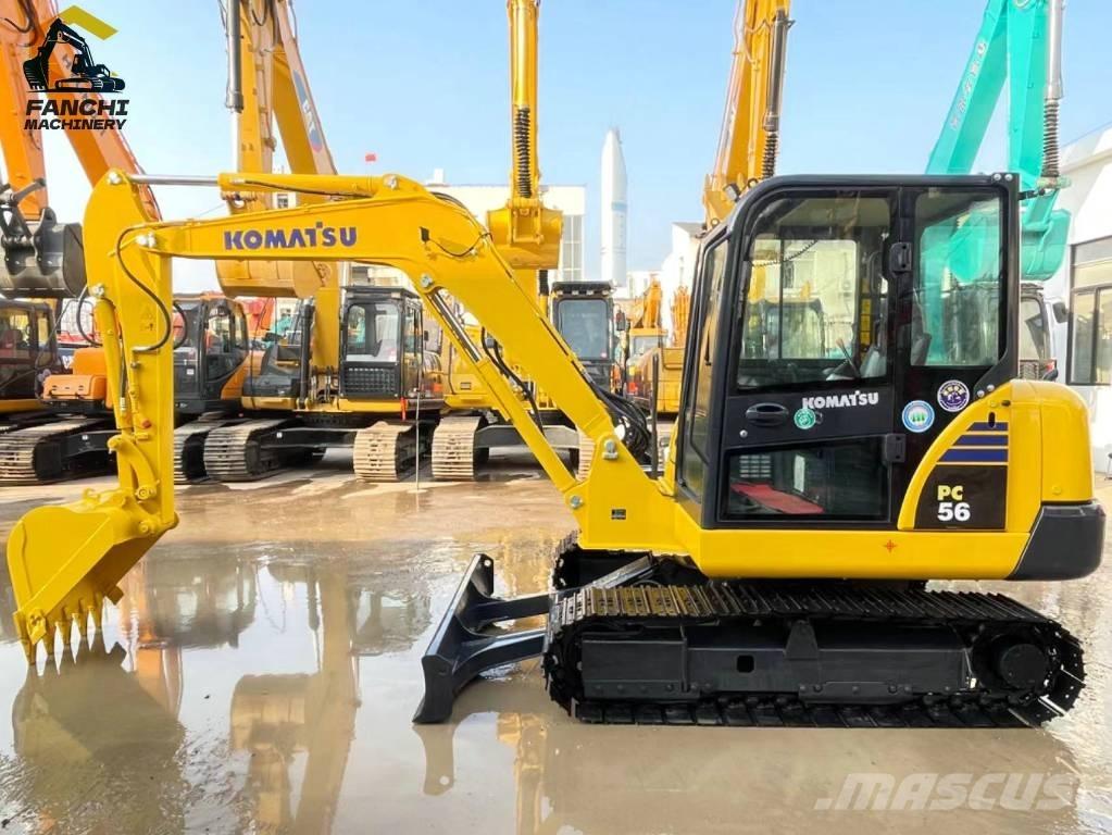 Komatsu Pc56 حفارات صغيرة أقل من 7 طن (حفارات صغيرة)