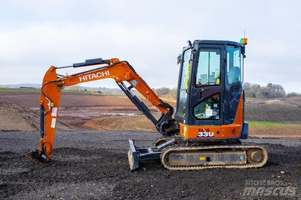 Hitachi ZX33U حفارات صغيرة أقل من 7 طن (حفارات صغيرة)