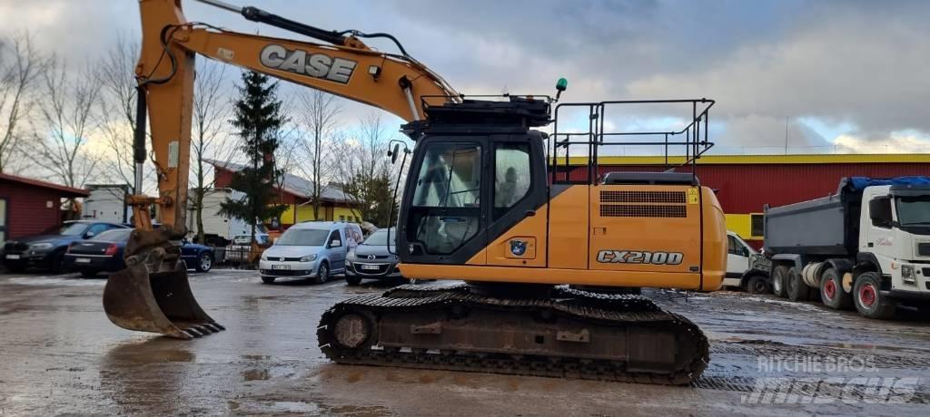 CASE CX 210 D حفارات زحافة