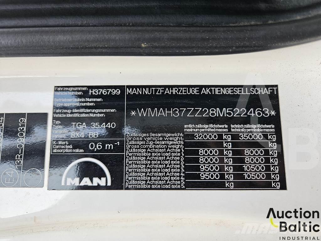 MAN TGA35.440 شاحنات قلابة