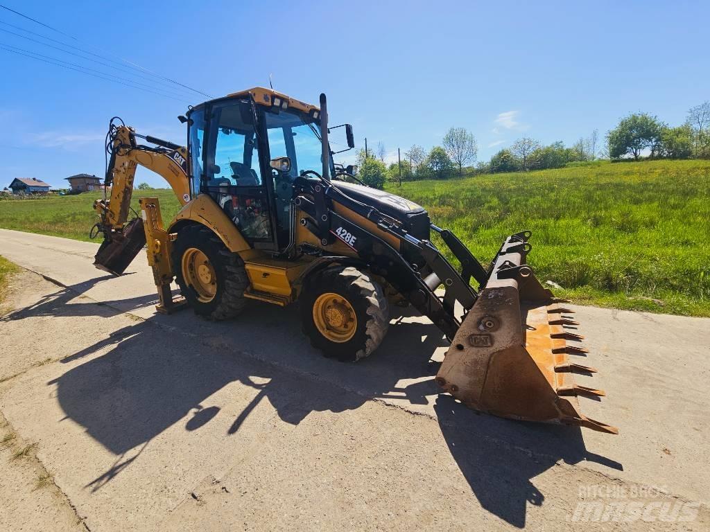 CAT 428 E لوادر ذات جرافات عكسية