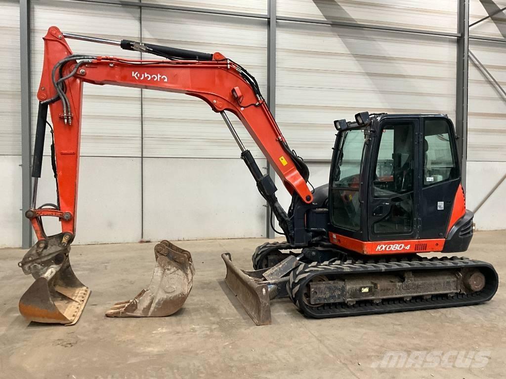 Kubota KX 080-4 حفارات وسط 7 طن - 12 طن