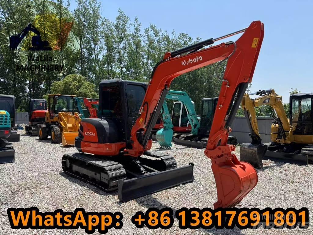 Kubota KX 057-4 حفارات صغيرة أقل من 7 طن (حفارات صغيرة)