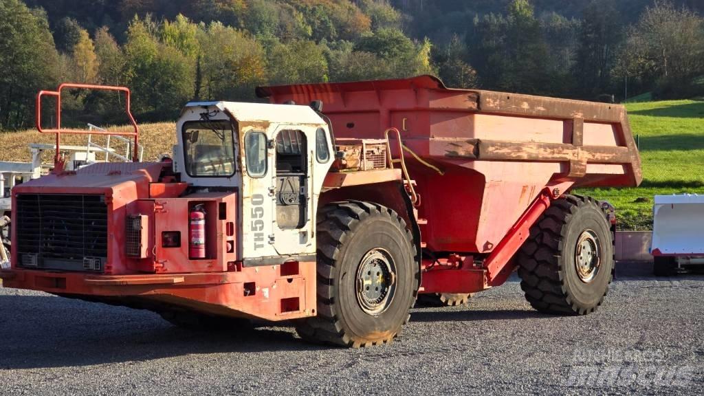 Sandvik TH550 ساحبات وشاحنات تعدين للعمل تحت سطح الأرض