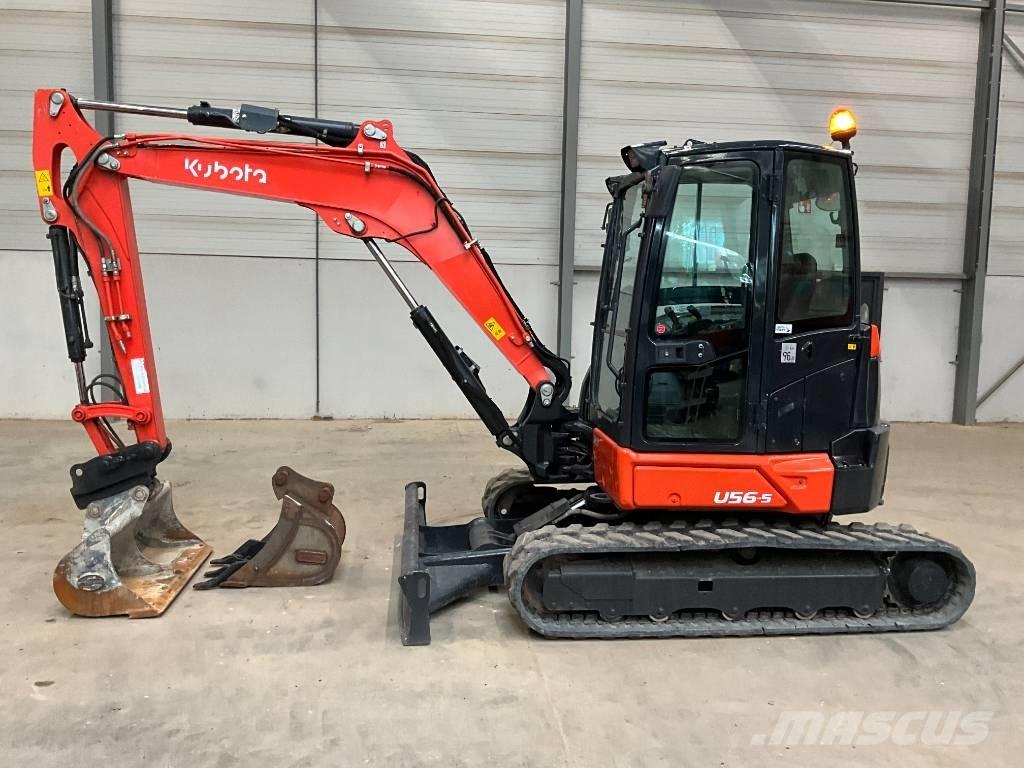 Kubota U 56-5 حفارات صغيرة أقل من 7 طن (حفارات صغيرة)