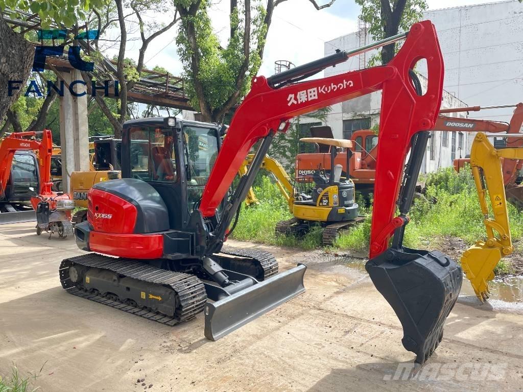 Kubota kx165 حفارات زحافة