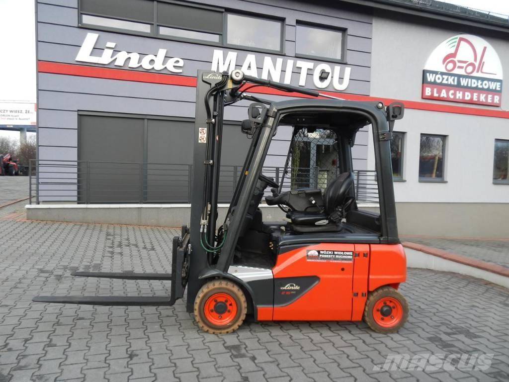 Linde E16P-02 شاحنات ذات رافعات شوكية تعمل بالكهرباء