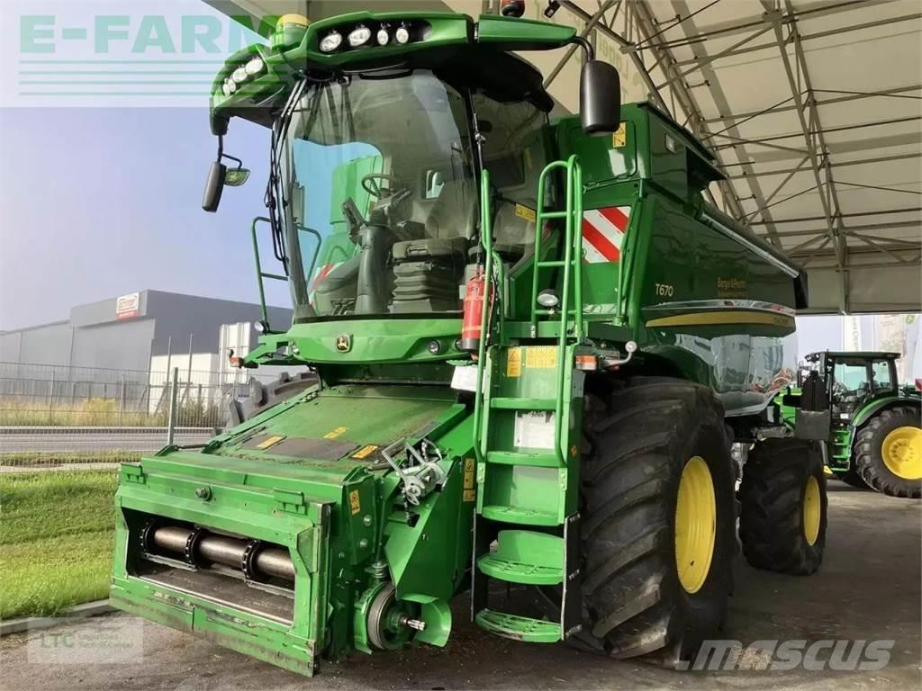 John Deere t670 حصادات