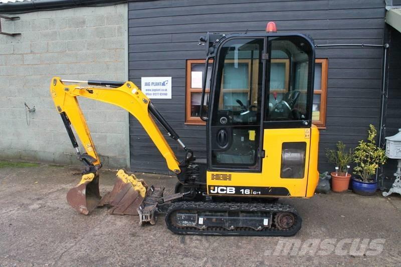 JCB 16 C-1 حفارات صغيرة أقل من 7 طن (حفارات صغيرة)