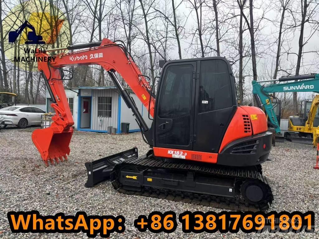 Kubota KX 183 حفارات صغيرة أقل من 7 طن (حفارات صغيرة)