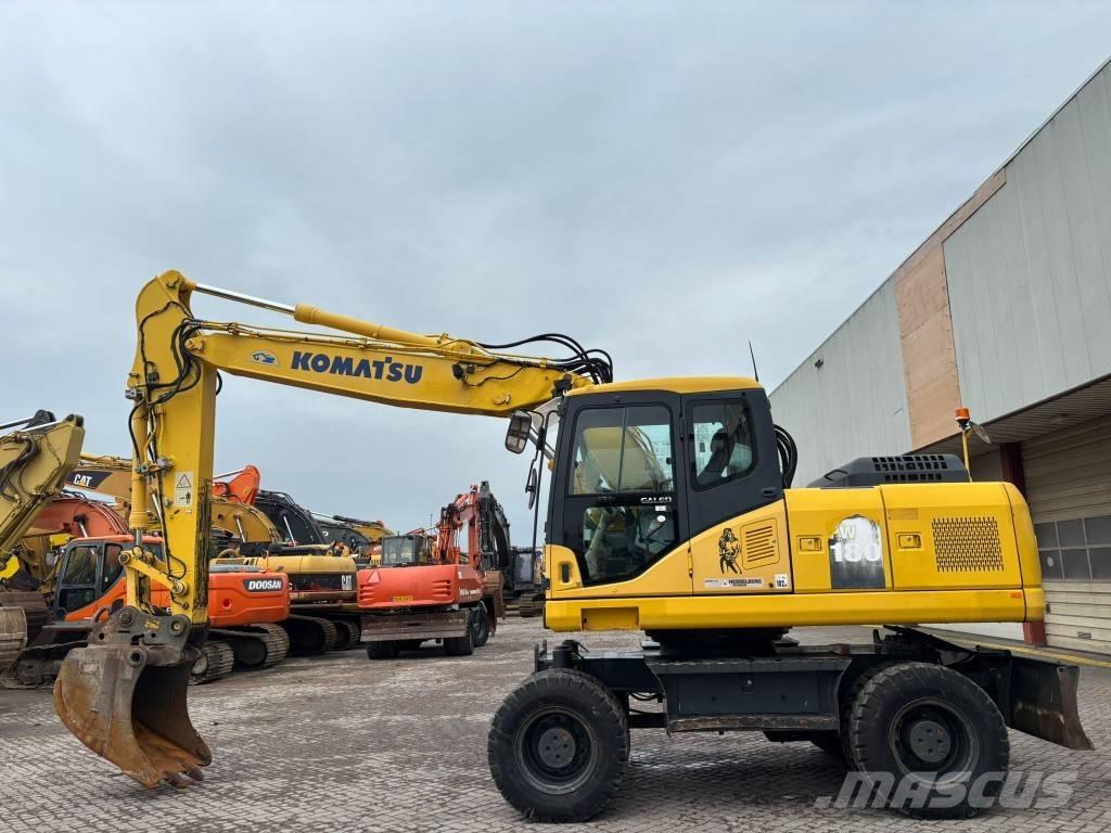 Komatsu PW 180-7 حفارات بعجل