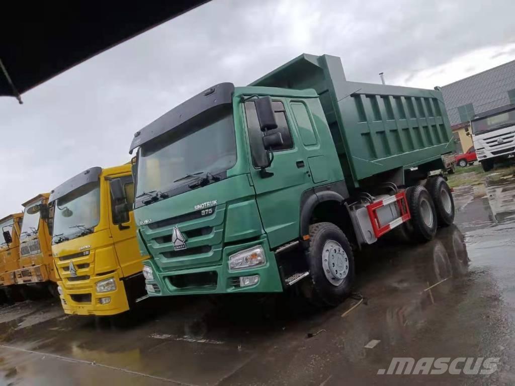 Howo 375 6x4 شاحنات قلابة