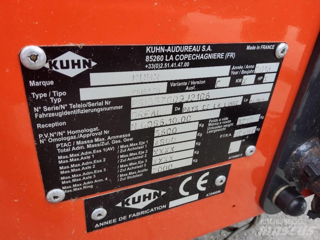 Kuhn Primor 5570 M آلات تمزيق الحزم وتقطيعها ونشرها