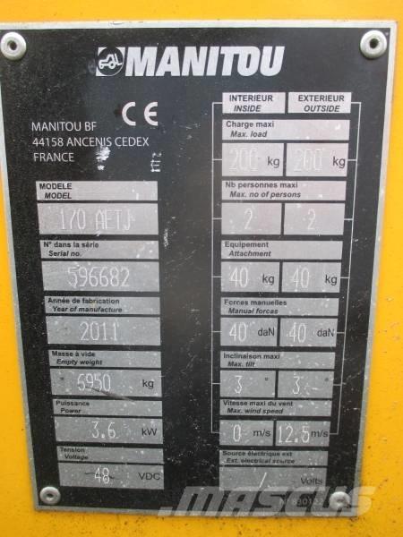 Manitou 170AETJ رافعات سلة مفصلية