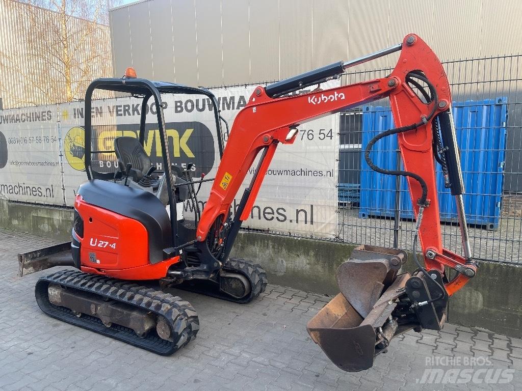 Kubota U 27-4 حفارات صغيرة أقل من 7 طن (حفارات صغيرة)