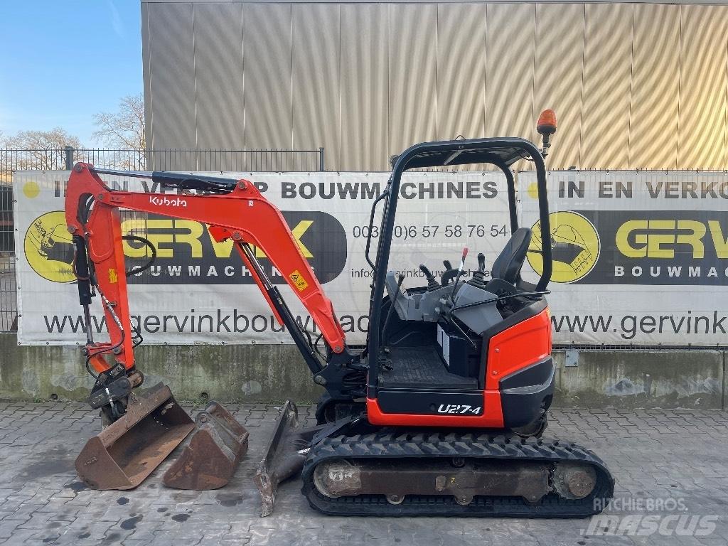 Kubota U 27-4 حفارات صغيرة أقل من 7 طن (حفارات صغيرة)
