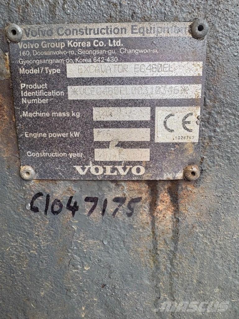 Volvo EC 480 E L حفارات زحافة