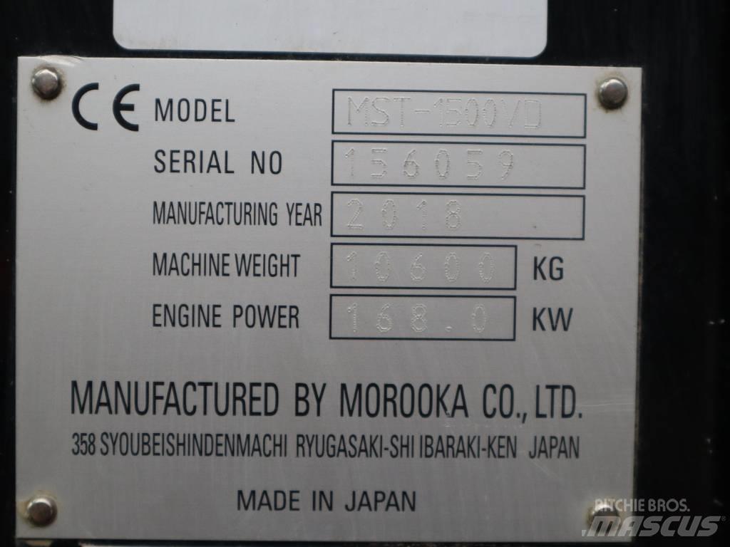 Morooka MST 1500 V D عربات نقل قلابة مجنزرة