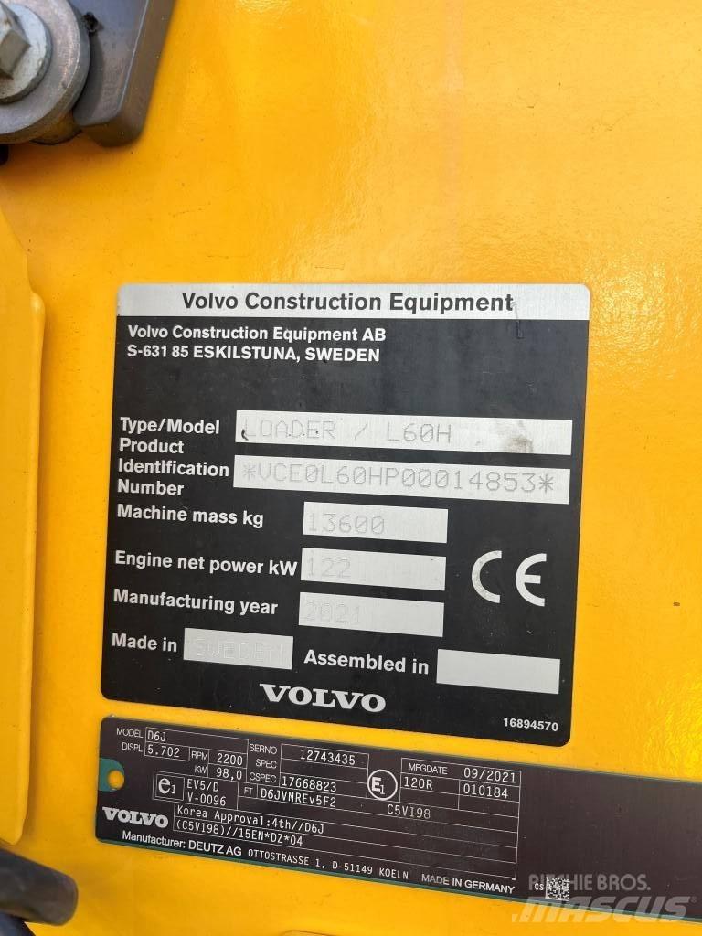 Volvo L60H لوادر بعجل