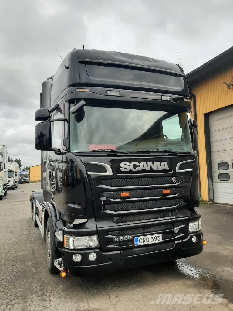 Scania R 560 شاحنات الرافعات الخطافية