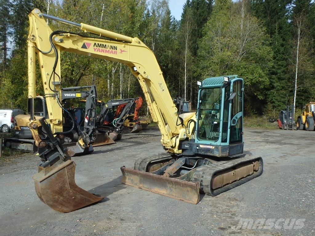 Yanmar Vio 75 A حفارات وسط 7 طن - 12 طن