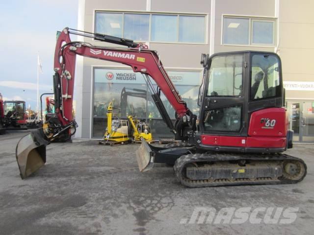 Yanmar Sv60 حفارات صغيرة أقل من 7 طن (حفارات صغيرة)
