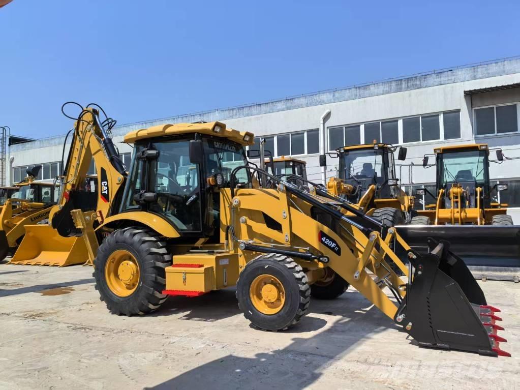 CAT 420 F لوادر ذات جرافات عكسية