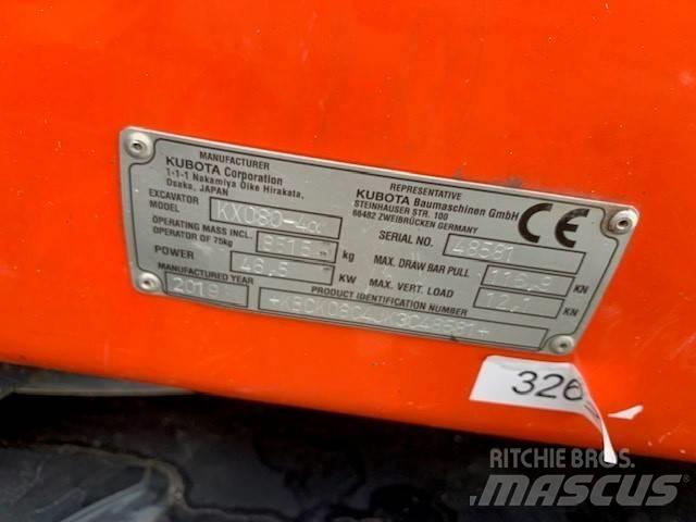 Kubota KX 080-4 حفارات وسط 7 طن - 12 طن