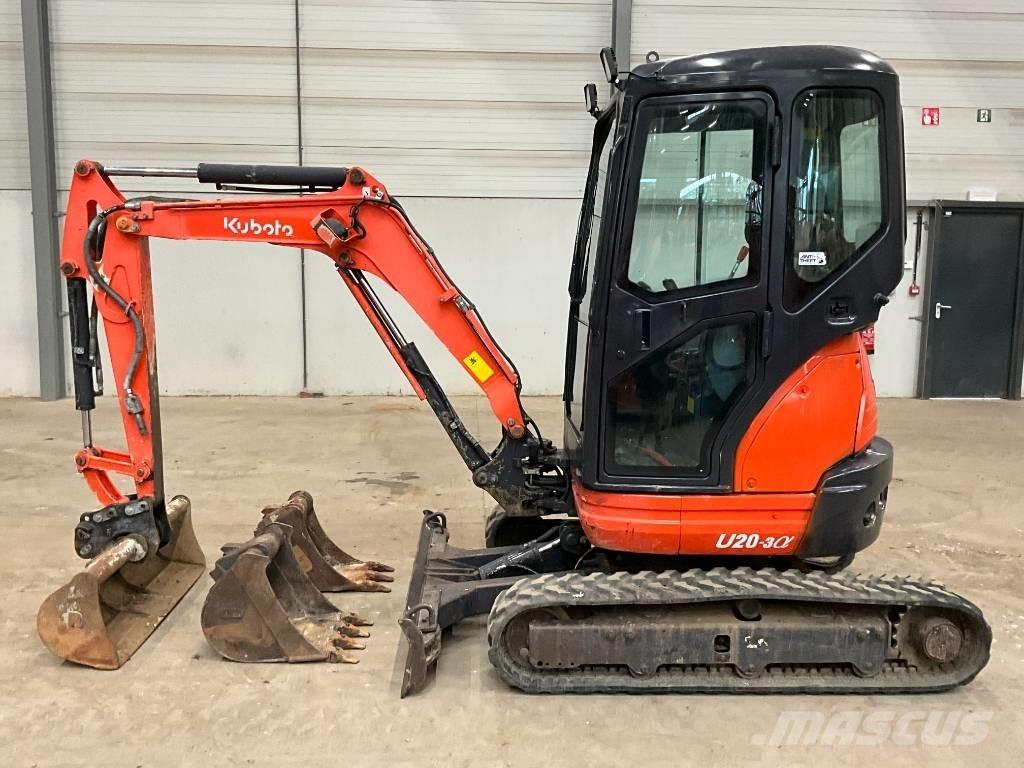 Kubota U 20-3 A حفارات صغيرة أقل من 7 طن (حفارات صغيرة)