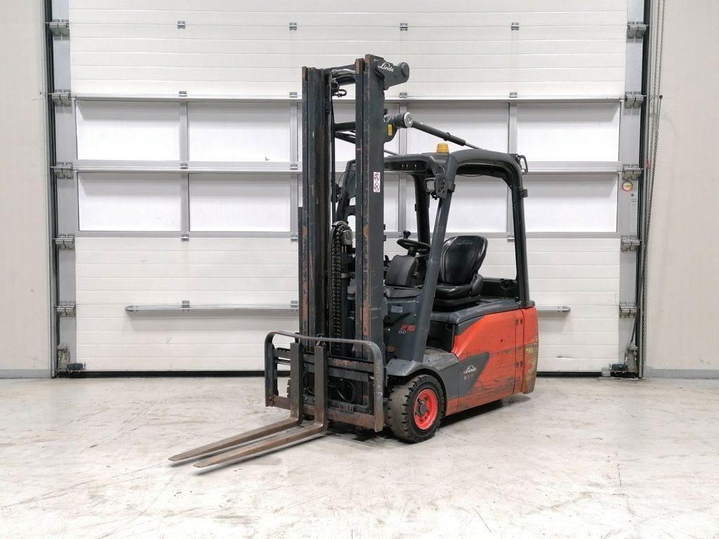 Linde E16L-02 شاحنات ذات رافعات شوكية تعمل بالكهرباء